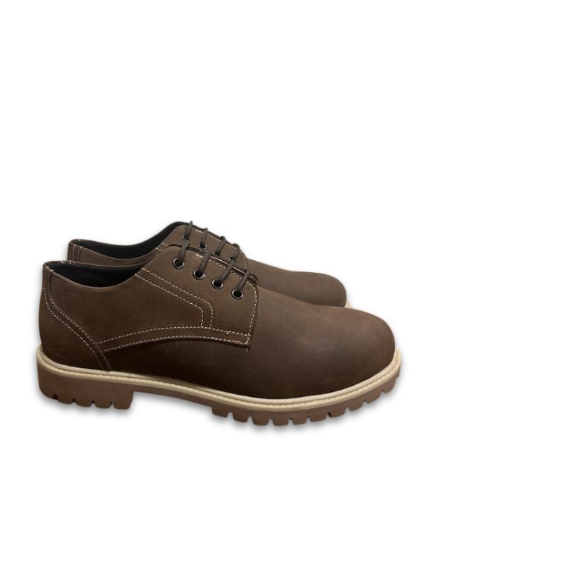 Men’s Brown Suede Derby Shoes - Image 3