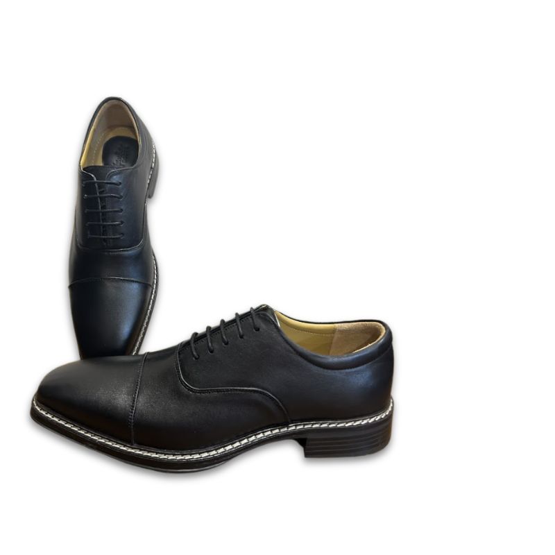 Men’s Classic Black Oxford Formal Shoes - Image 3