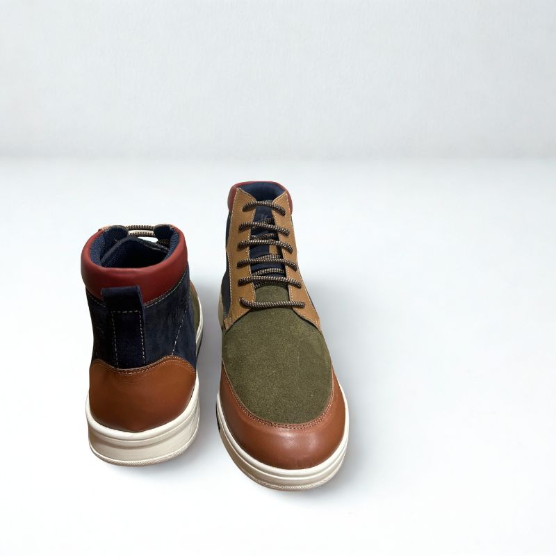 Men’s Multi-Tone High-Top Sneakers - Image 3