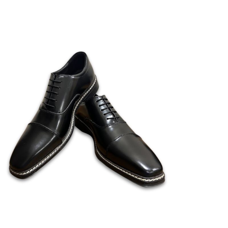 Men’s Classic Black Oxford Formal Shoes - Image 4