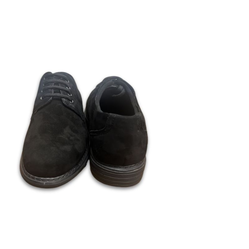 Men’s Black Suede Derby Shoes - Image 5