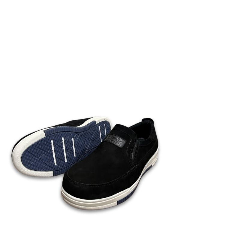 Men’s Black Slip-On Casual Shoes - Image 3