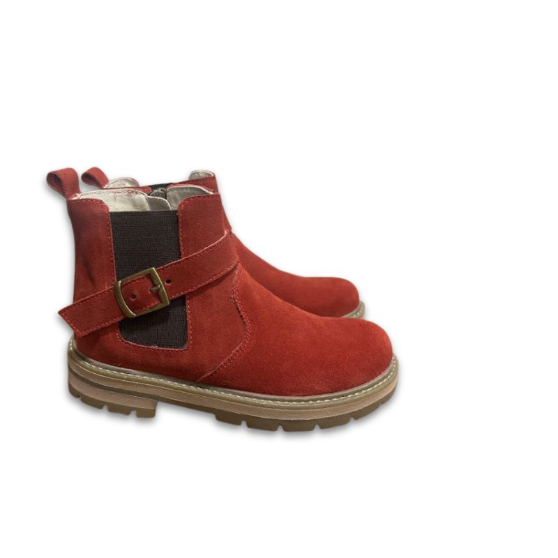 Kids Red Chelsea Boots - Image 3