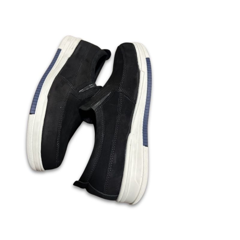Men’s Black Slip-On Casual Shoes - Image 4