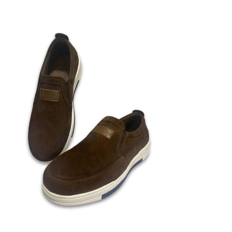 Men’s Brown Suede Slip-On Casual Shoes - Image 5