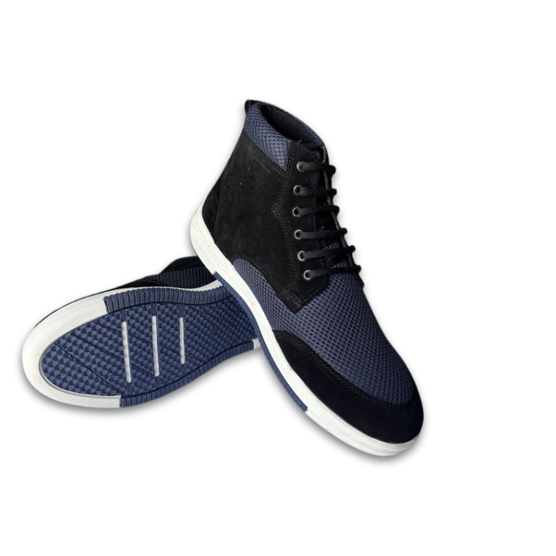 Men’s Casual Mid-Top Sneakers - Image 2