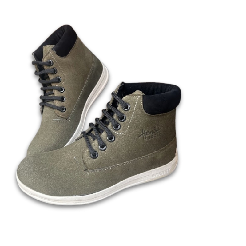 Kid’s Casual Lace-Up Ankle Boots - Image 4