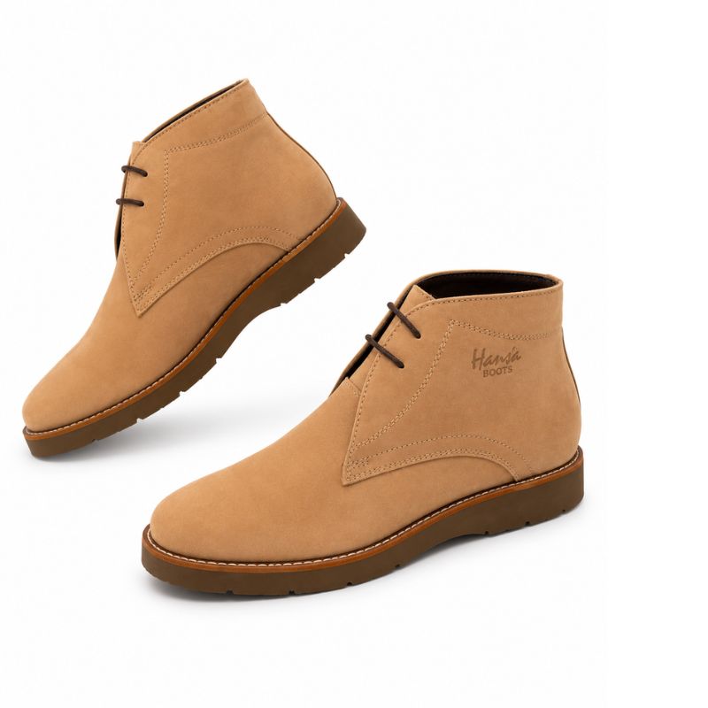 Men's Genuine Leather Desert Boots - Image 4