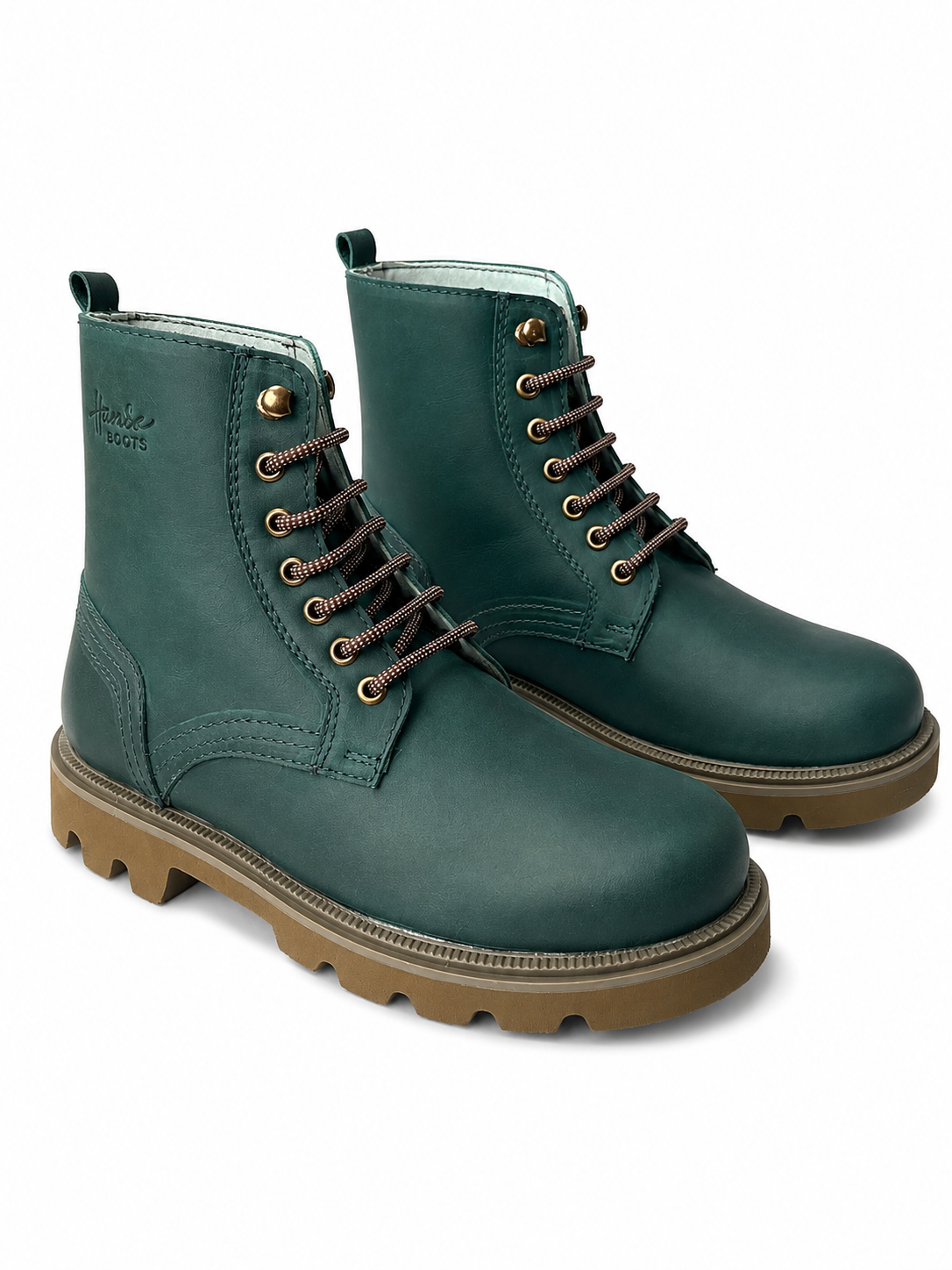 Hansa Boots Men's Genuine Leather Lace-Up High Ankle Boots